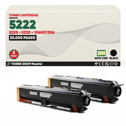 BDink Cartucho Tóner Compatible Xerox WorkCentre 5222/5230 Negro