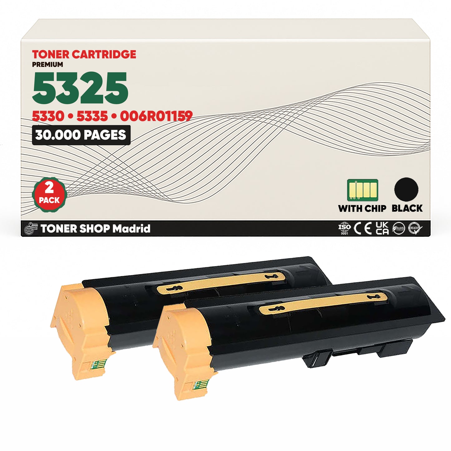 BDink Cartucho Tóner Compatible Xerox WorkCentre 5325 Negro