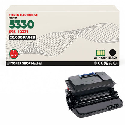 BDink Cartucho/s Tóner Compatible/s Dell 5330 Negro