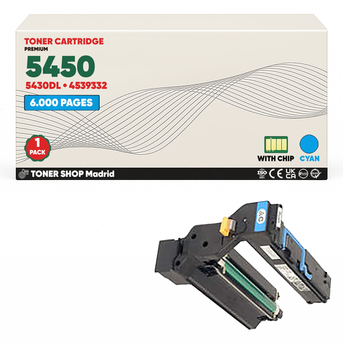 BDink Tóner Compatible Konica Minolta MagiColor 5430DL/5450 (Pack 4 CMYK)