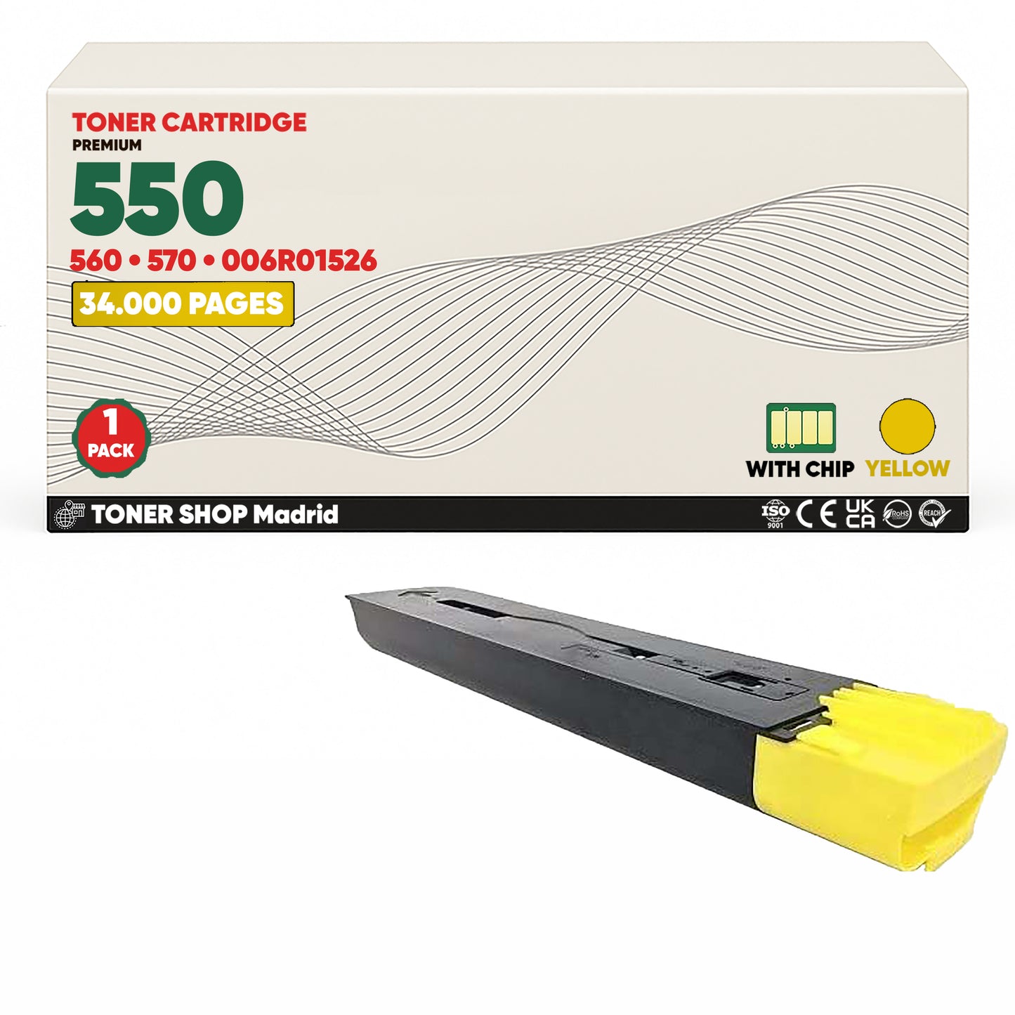 BDink Tóner Compatible Xerox 550/560/570 (Pack 4 CMYK)