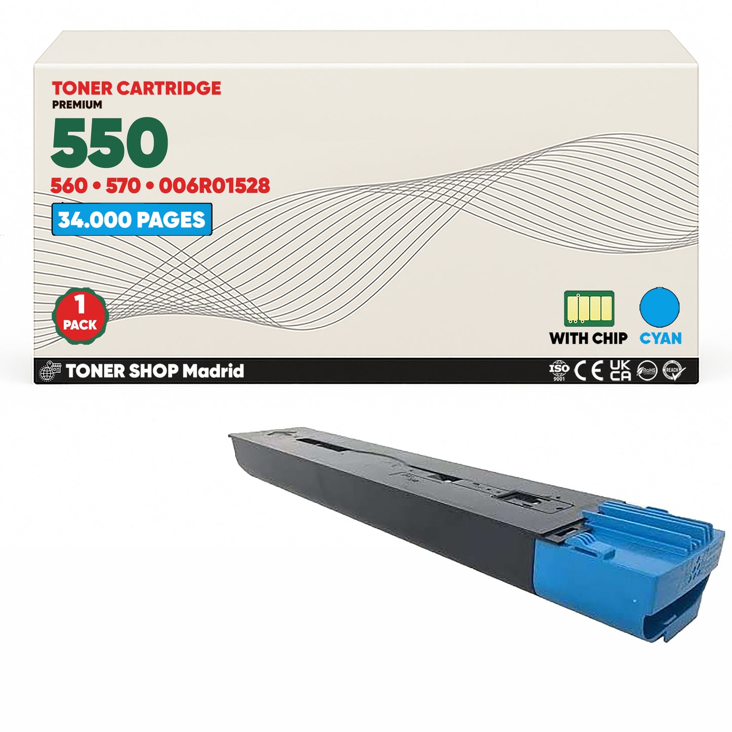 BDink Tóner Compatible Xerox 550/560/570 (Pack 4 CMYK)