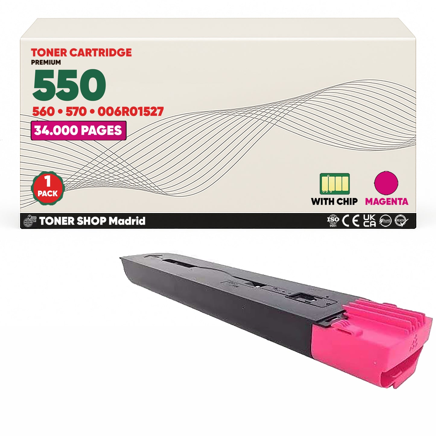 BDink Tóner Compatible Xerox 550/560/570 (Pack 4 CMYK)