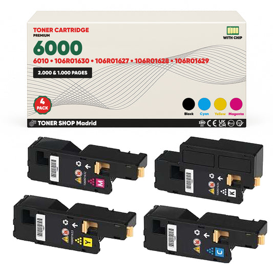 BDink Tóner Compatible Xerox Phaser 6000 (Pack 4 CMYK)