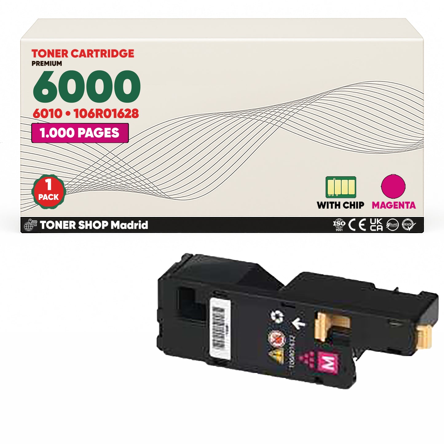 BDink Tóner Compatible Xerox Phaser 6000 (Pack 4 CMYK)