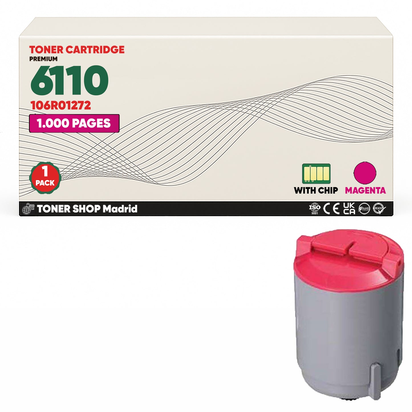 BDink Tóner Compatible Xerox Phaser 6110 (Pack 4 CMYK)