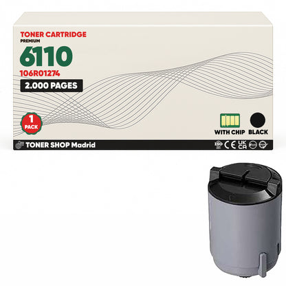 BDink Tóner Compatible Xerox Phaser 6110 (Pack 4 CMYK)