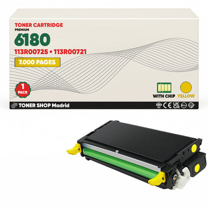 BDink Tóner Compatible Xerox Phaser 6180 (Pack 4 CMYK)