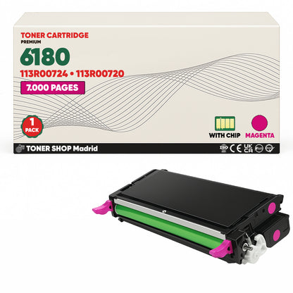 BDink Tóner Compatible Xerox Phaser 6180 (Pack 4 CMYK)