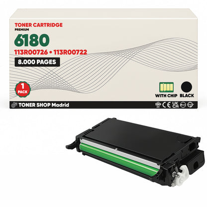 BDink Tóner Compatible Xerox Phaser 6180 (Pack 4 CMYK)