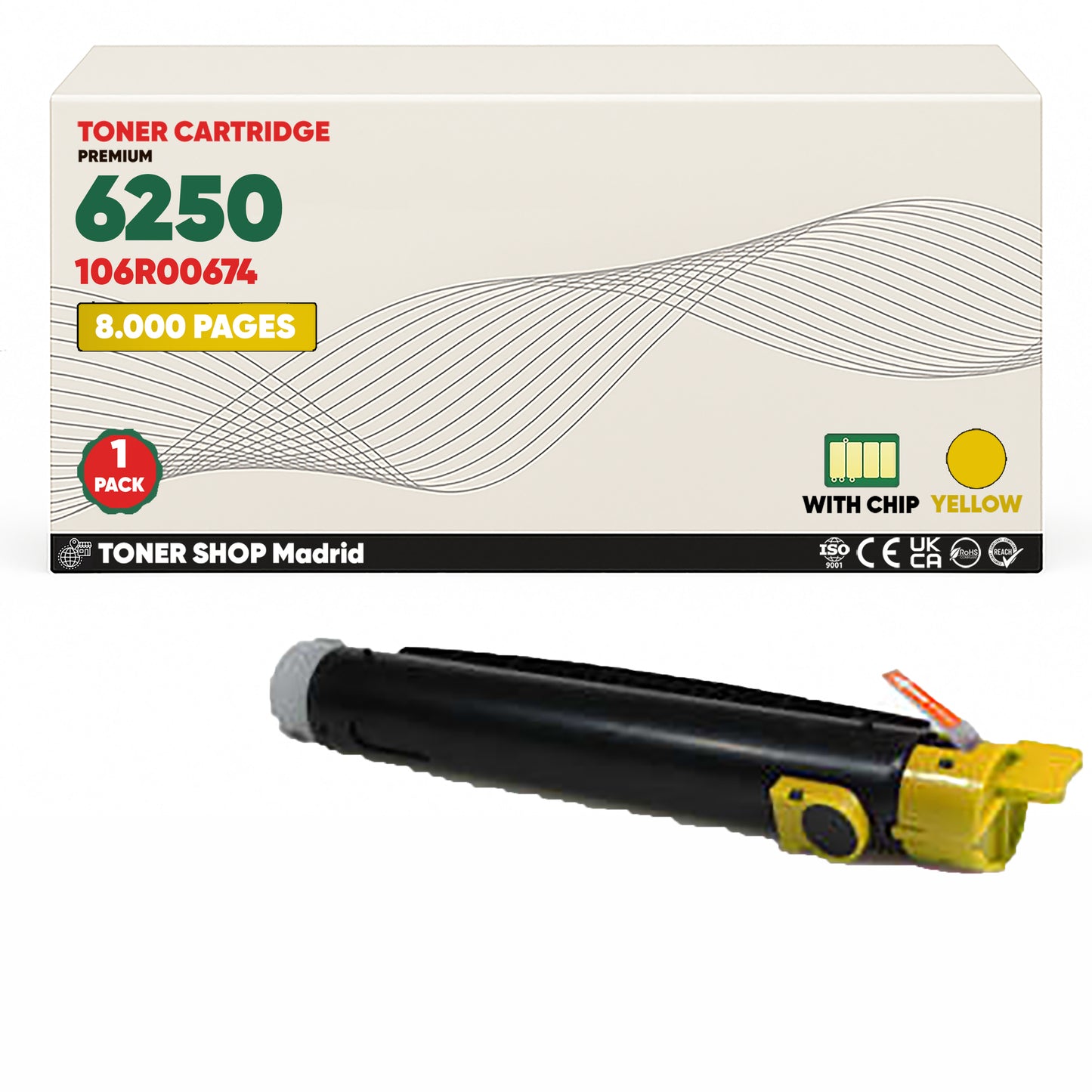 BDink Tóner Compatible Xerox Phaser 6250 (Pack 4 CMYK)