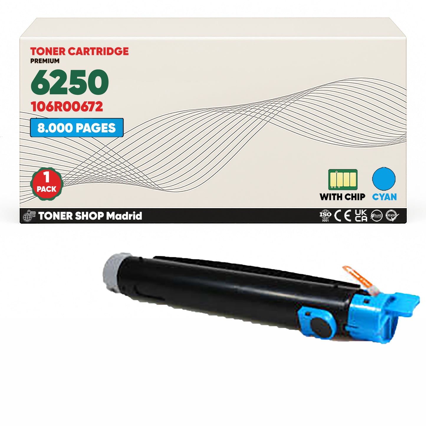 BDink Tóner Compatible Xerox Phaser 6250 (Pack 4 CMYK)