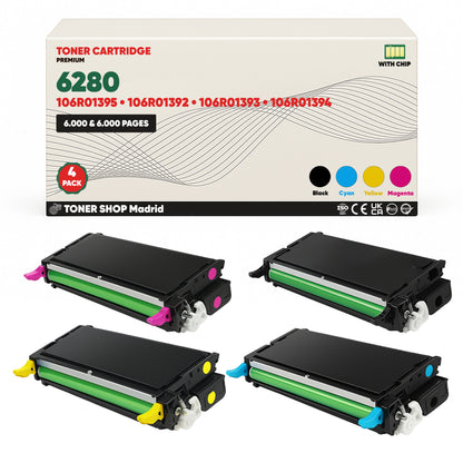 BDink Tóner Compatible Xerox Phaser 6280 (Pack 4 CMYK)