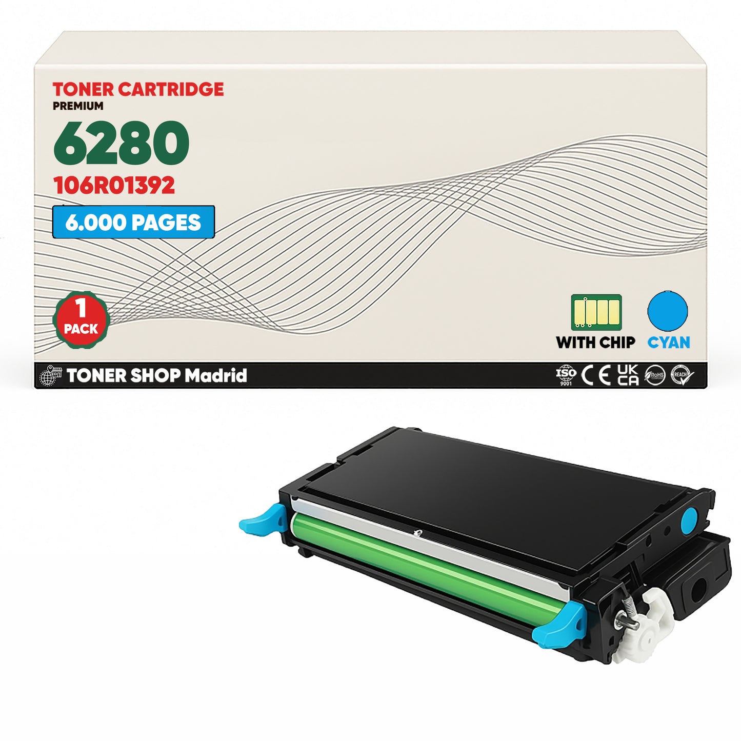 BDink Tóner Compatible Xerox Phaser 6280 (Pack 4 CMYK)