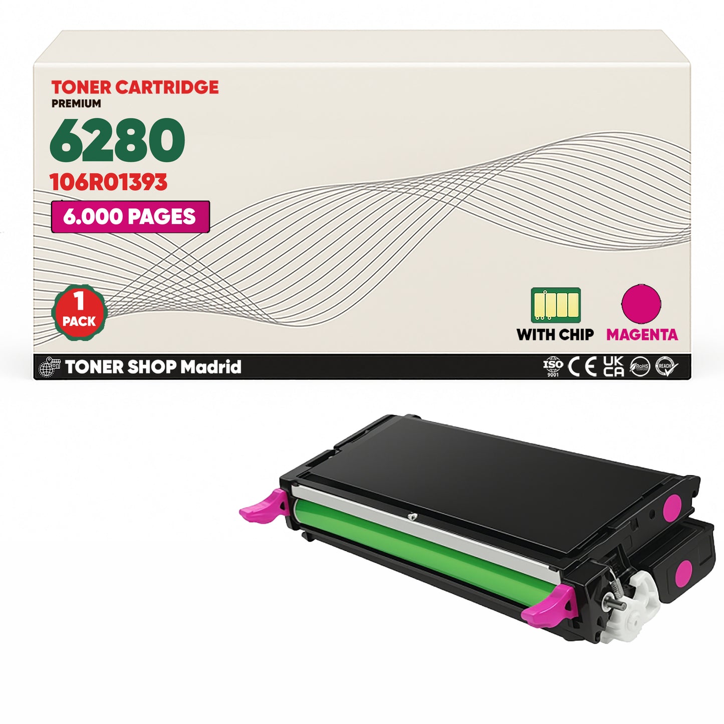 BDink Tóner Compatible Xerox Phaser 6280 (Pack 4 CMYK)