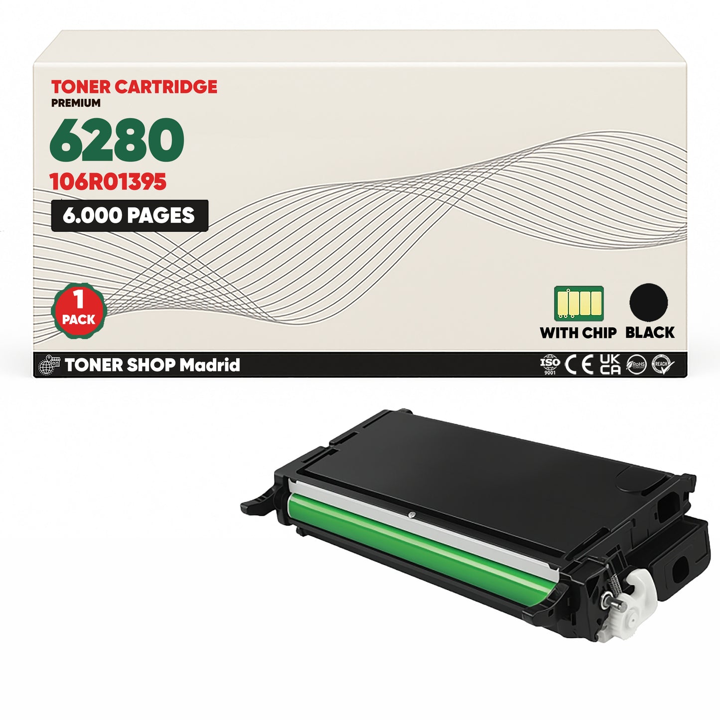 BDink Tóner Compatible Xerox Phaser 6280 (Pack 4 CMYK)