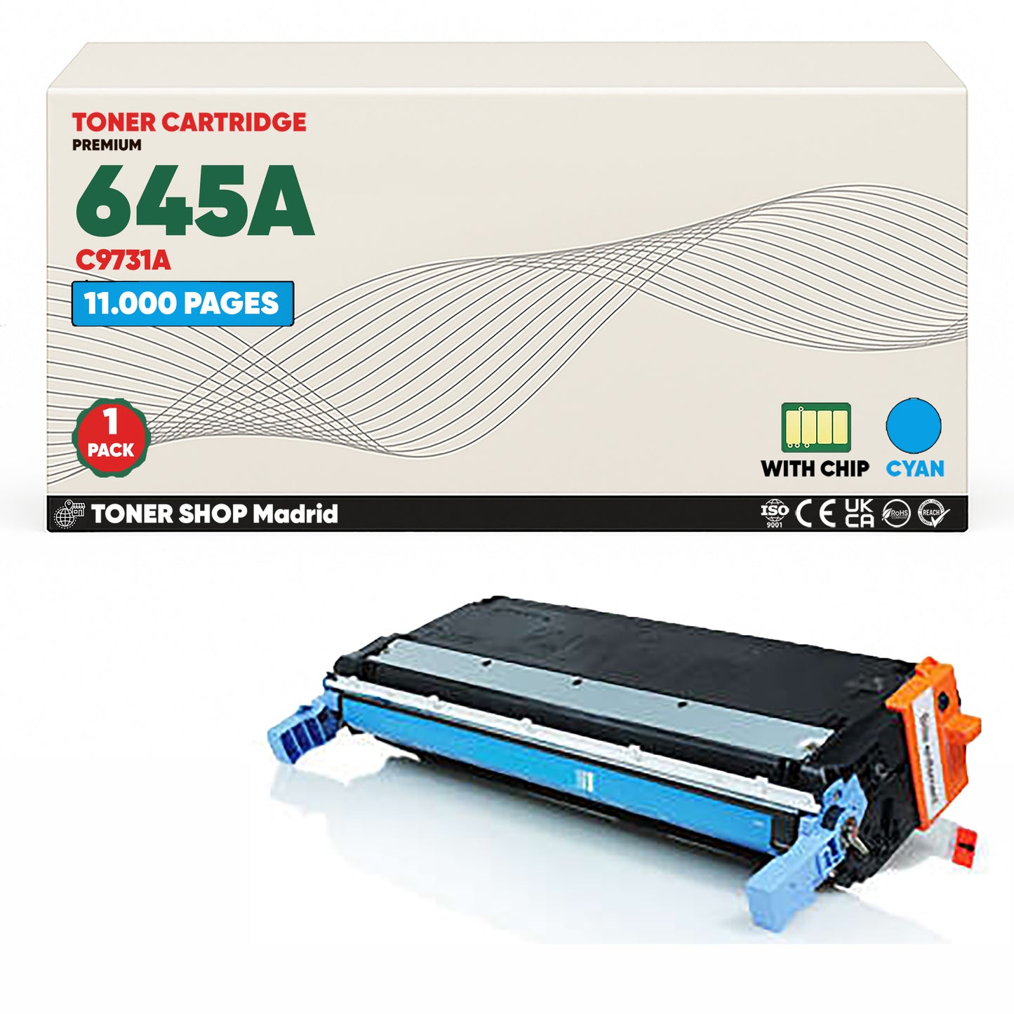 BDink Cartucho Toner Compatible HP 645A CMYK (Pack 4)