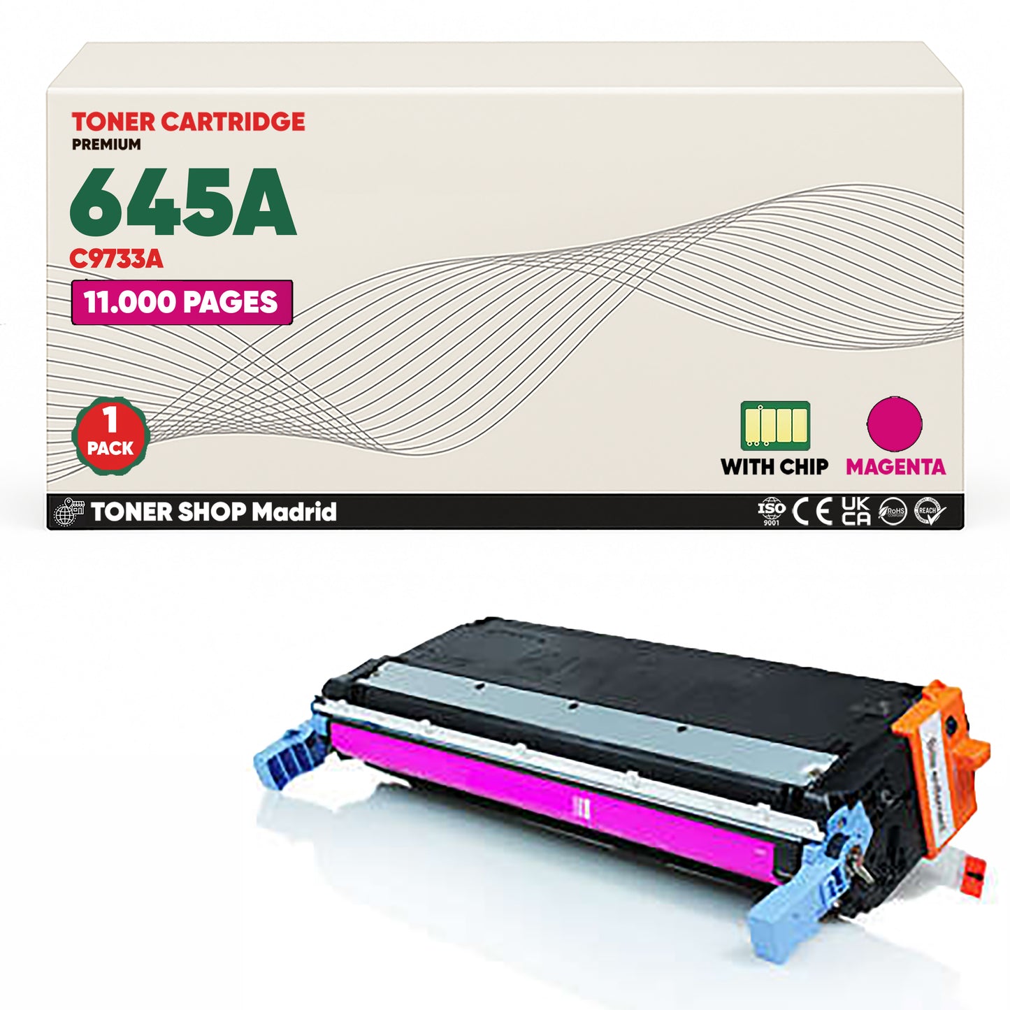 BDink Cartucho Toner Compatible HP 645A CMYK (Pack 4)