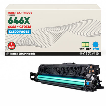 BDink Cartucho Tóner Compatible HP 646X/646A CMYK (Pack 4)