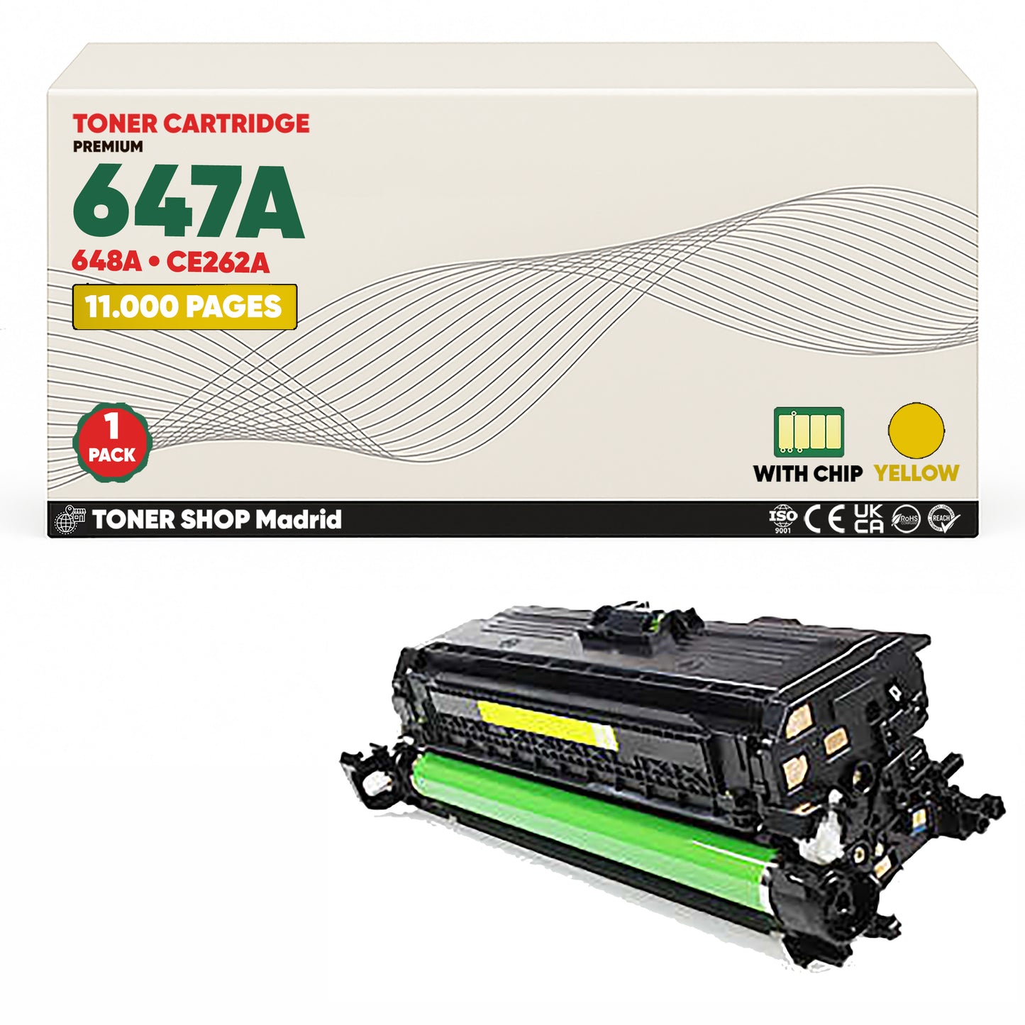 BDink Cartucho Tóner Compatible HP 647A/648A CMYK (Pack 4)