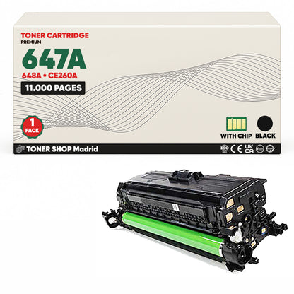 BDink Cartucho Tóner Compatible HP 647A/648A CMYK (Pack 4)