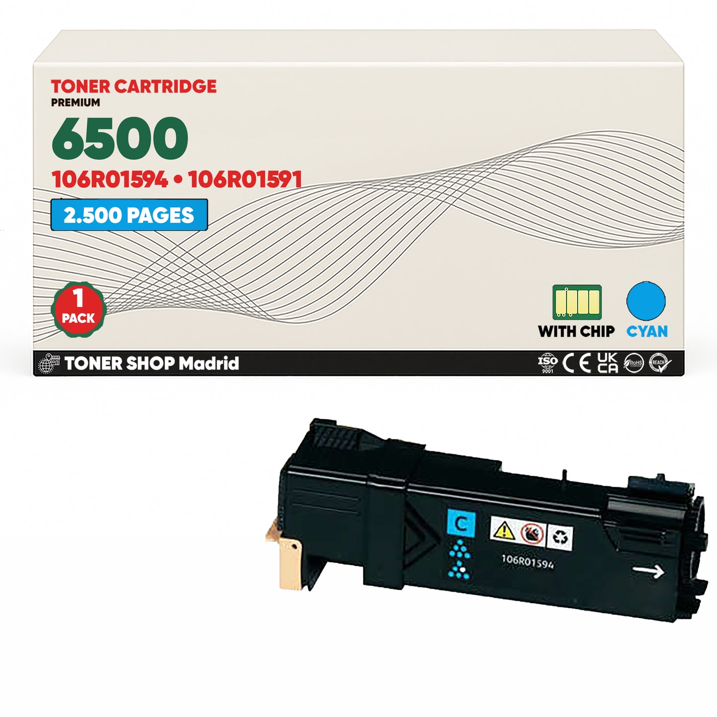 BDink Tóner Compatible Xerox Phaser 6500 (Pack 4 CMYK)