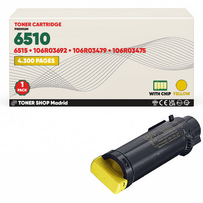 BDink Tóner Compatible Xerox Phaser 6510 (Pack 4 CMYK)