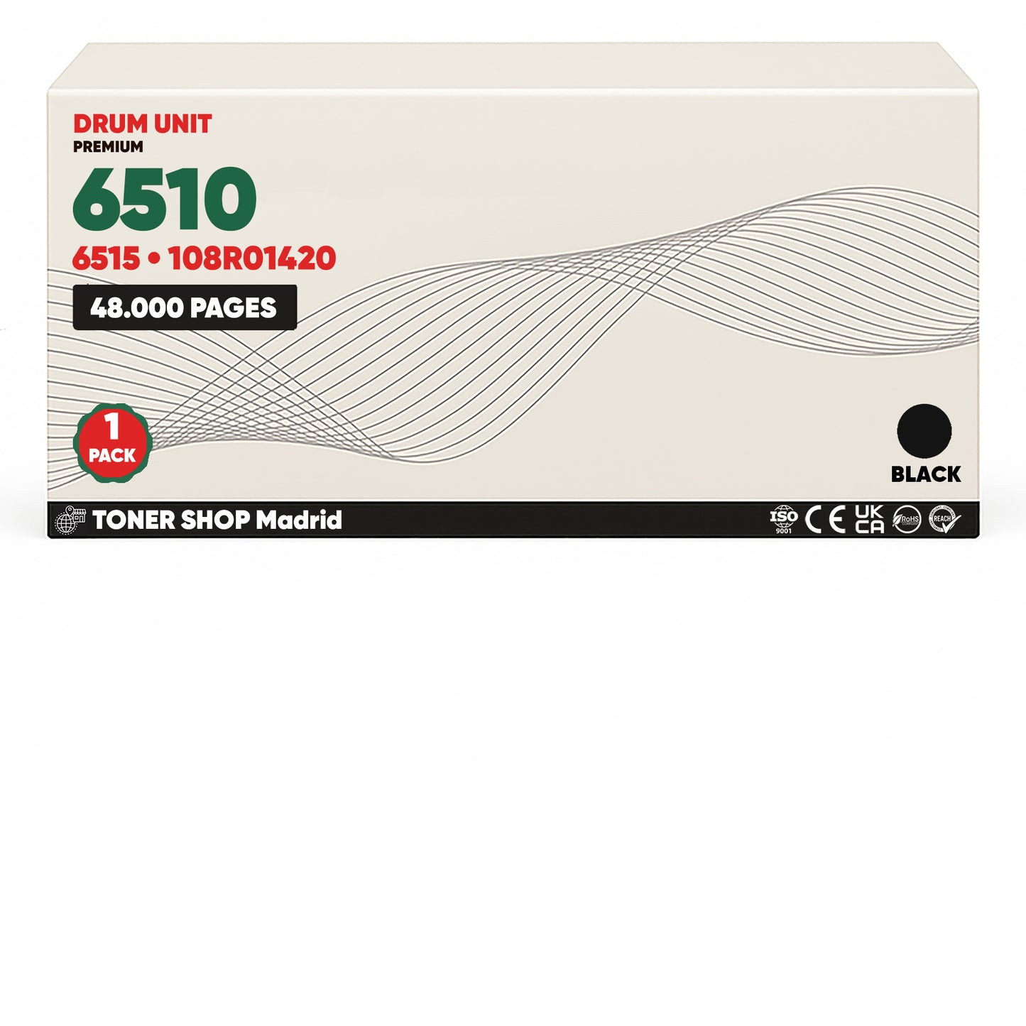 BDink Tambor de Imagen Compatible Xerox Phaser 6510/6515 (Pack 4 CMYK) Drum