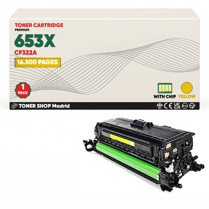 BDink Tóner Compatible HP 653X (Pack 4 CMYK) CF320X CF321A CF322A CF323A