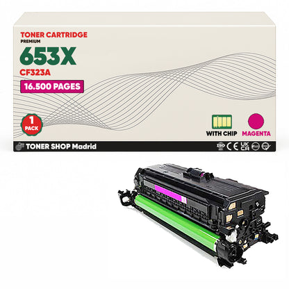 BDink Tóner Compatible HP 653X (Pack 4 CMYK) CF320X CF321A CF322A CF323A