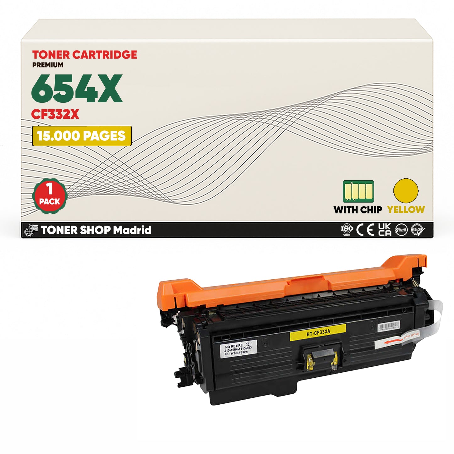 BDink Tóner Compatible HP 654X (Pack 4 CMYK) CF330X CF331A CF332A CF333A