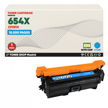 BDink Tóner Compatible HP 654X (Pack 4 CMYK) CF330X CF331A CF332A CF333A