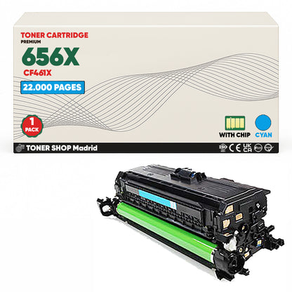 BDink Tóner Compatible HP 656X (Pack 4 CMYK) CF460X CF461X CF462X CF463X