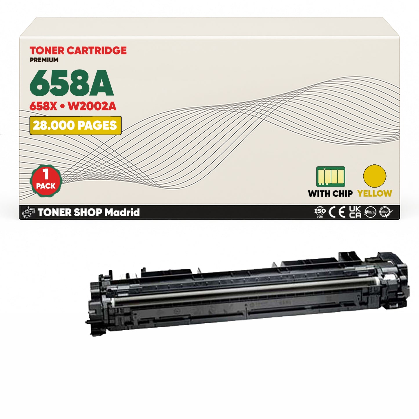BDink Tóner Compatible HP 658A (Pack 4 CMYK) W2000A W2001A W2002A W2003A