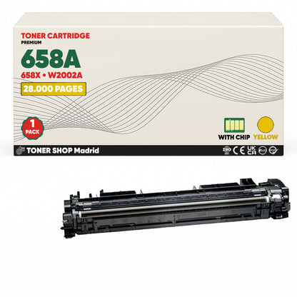BDink Tóner Compatible HP 658A (Pack 4 CMYK) W2000A W2001A W2002A W2003A