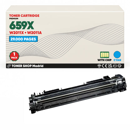 BDink Tóner Compatible HP 659X (Pack 4 CMYK) W2010X W2011X W2012X W2013X