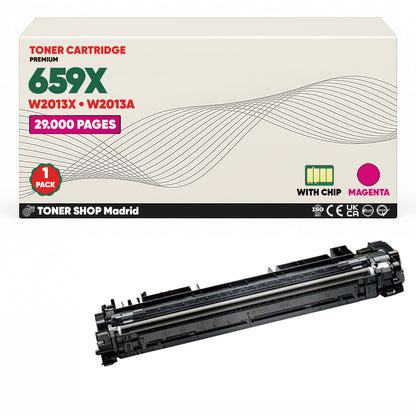 BDink Tóner Compatible HP 659X (Pack 4 CMYK) W2010X W2011X W2012X W2013X