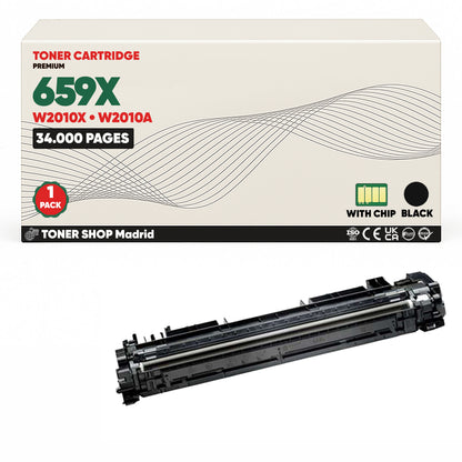 BDink Tóner Compatible HP 659X (Pack 4 CMYK) W2010X W2011X W2012X W2013X
