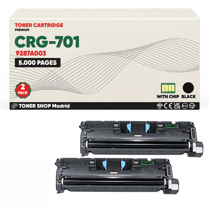 BDink Cartucho Tóner Compatible Canon 701 Negro