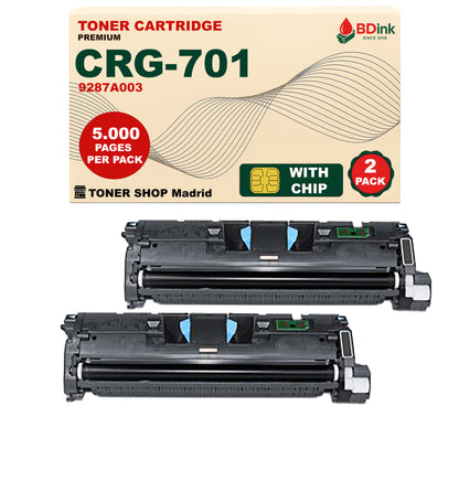 BDink Cartucho Tóner Compatible Canon 701 Negro