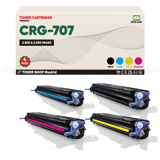 BDink Tóner Compatible Canon 707 (CMYK Pack 4)