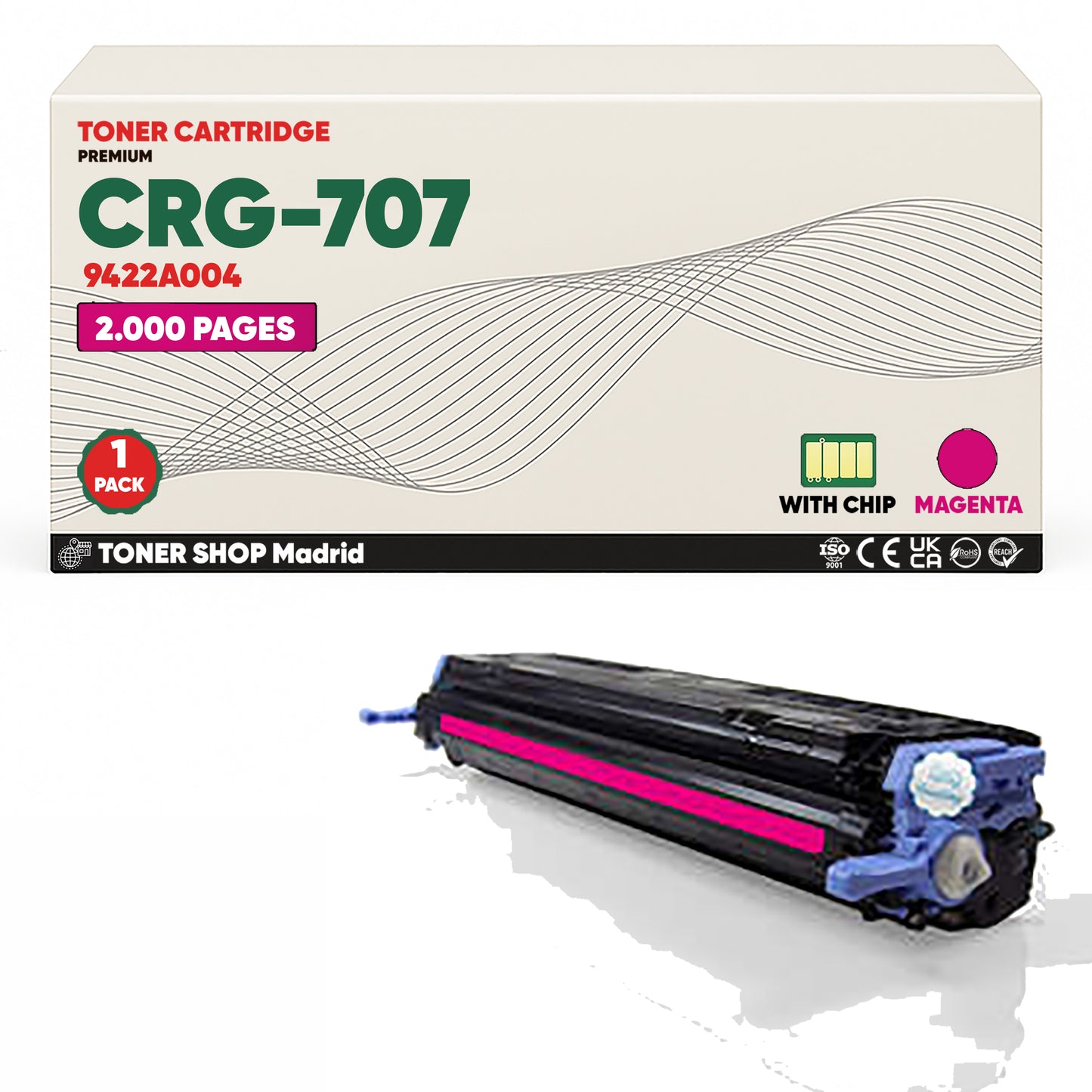 BDink Tóner Compatible Canon 707 (CMYK Pack 4)