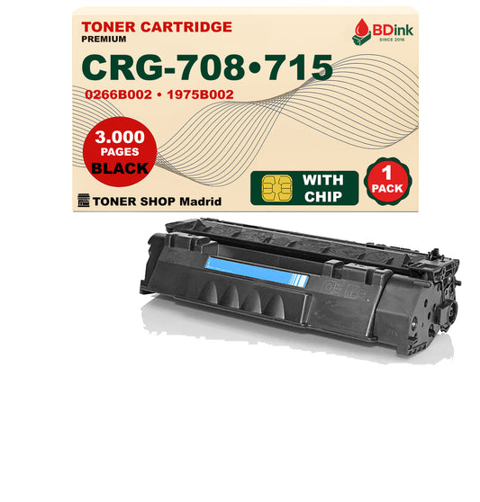 BDink Cartucho Tóner Compatible Canon 708/715 Negro