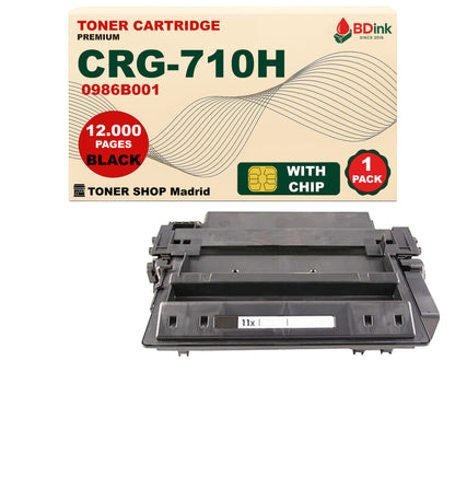 BDink Cartucho Tóner Compatible Canon 710H Negro