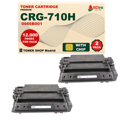 BDink Cartucho Tóner Compatible Canon 710H Negro