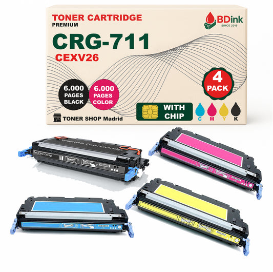 BDink Tóner Compatible Canon 711/CEXV26 (CMYK Pack 4)