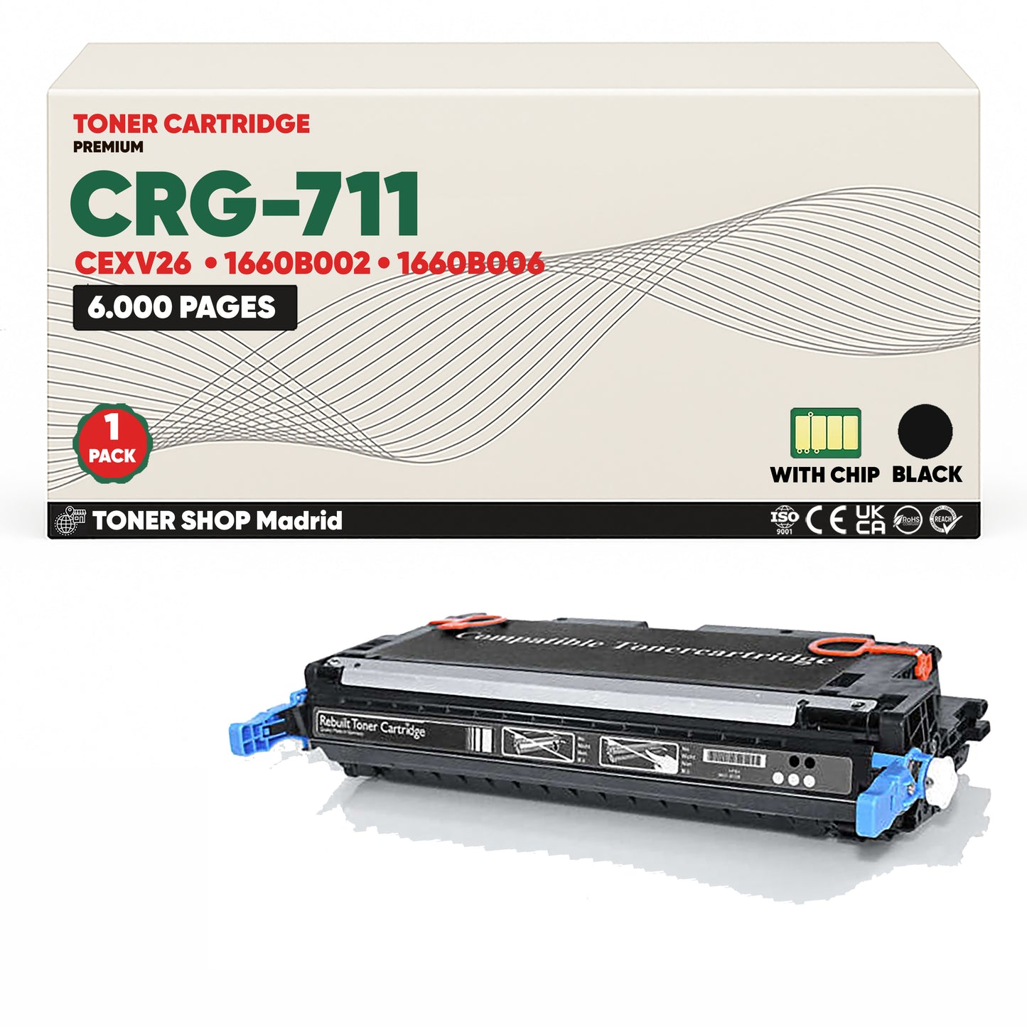 BDink Tóner Compatible Canon 711/CEXV26 (CMYK Pack 4)
