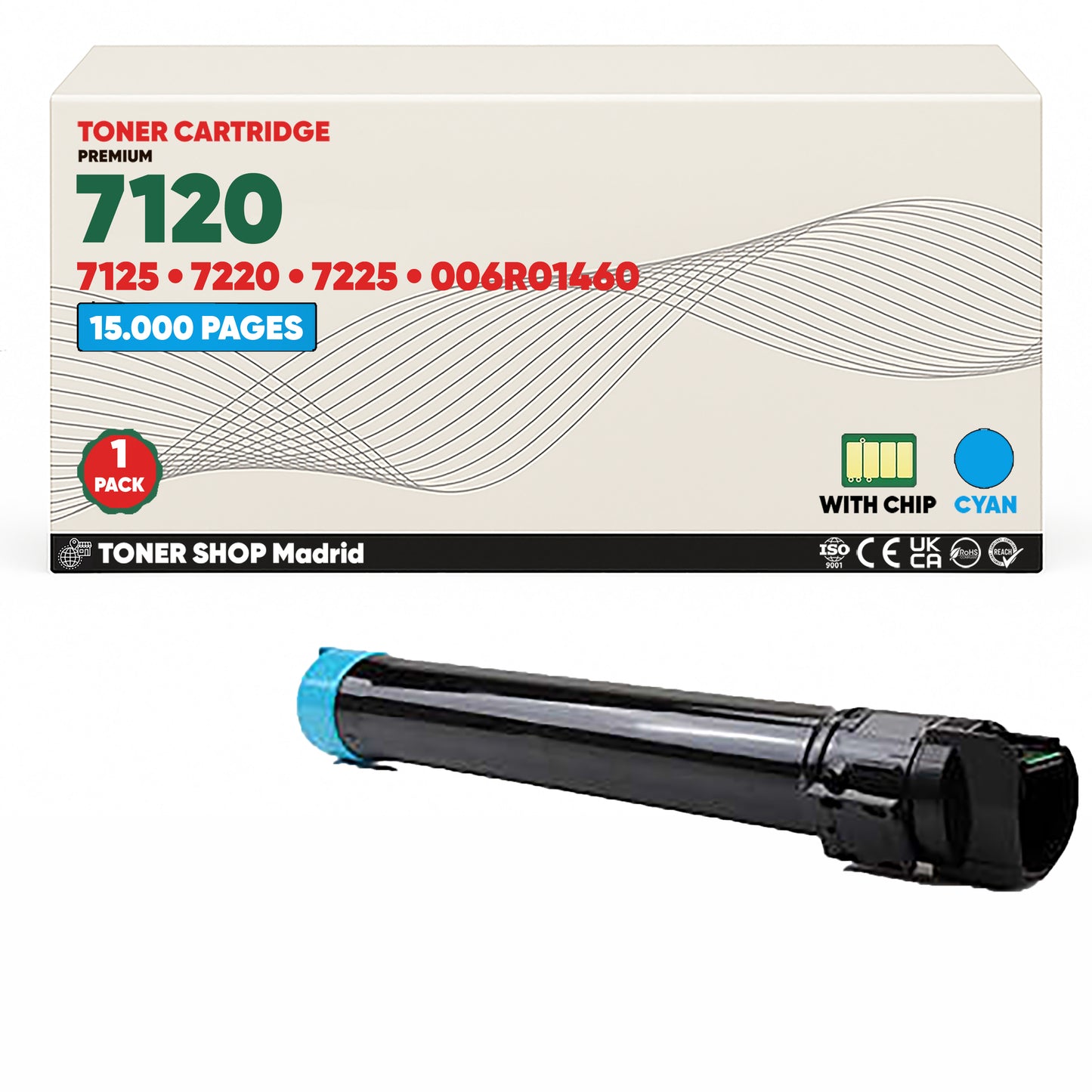 BDink Tóner Compatible Xerox WorkCentre 7120 (Pack 4 CMYK)