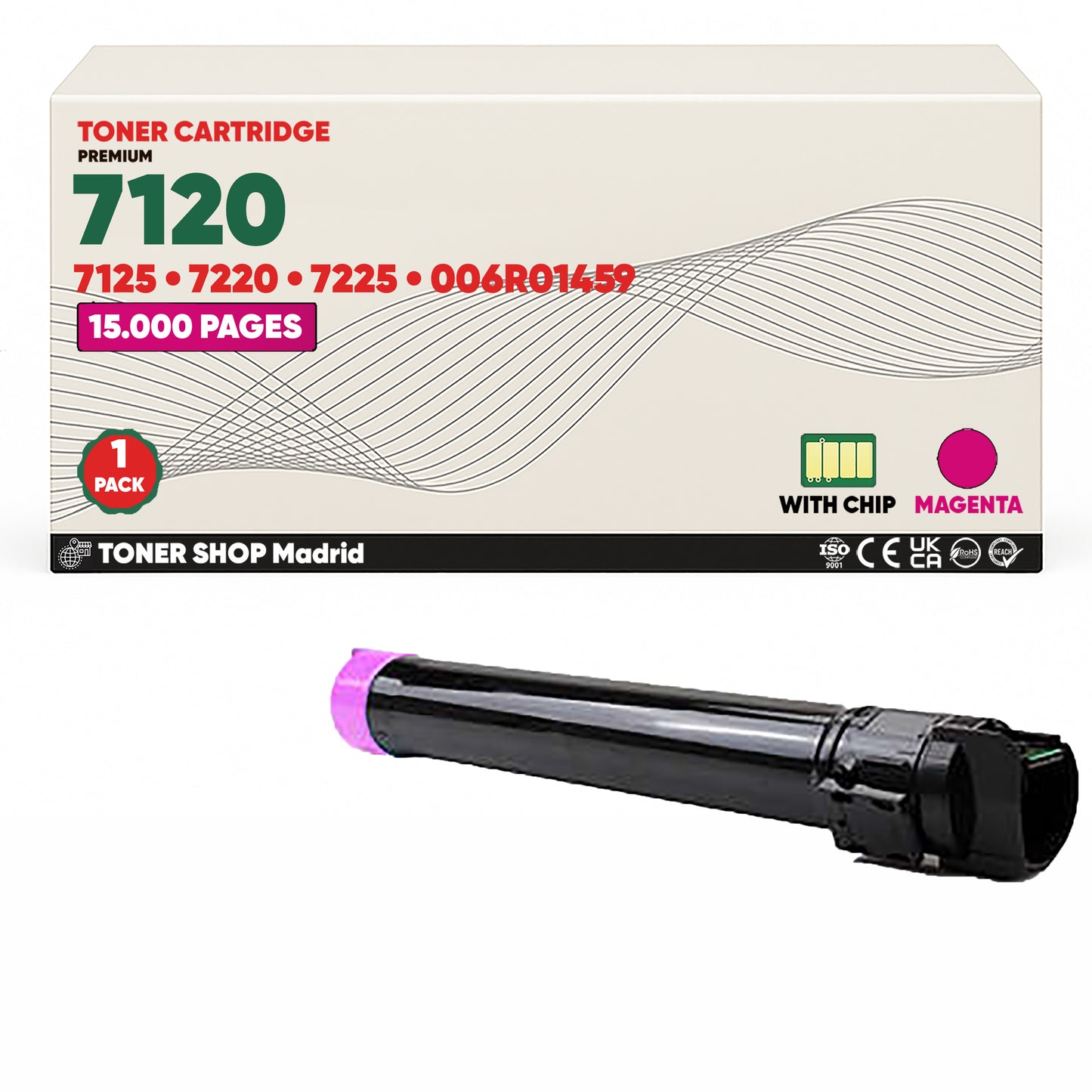 BDink Tóner Compatible Xerox WorkCentre 7120 (Pack 4 CMYK)