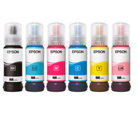 Epson Tinta Bote Original 107 (Pack 6)